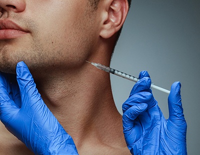 Man getting BOTOX®
