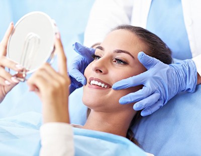 woman smiling after getting dental bonding in Aspen Hill