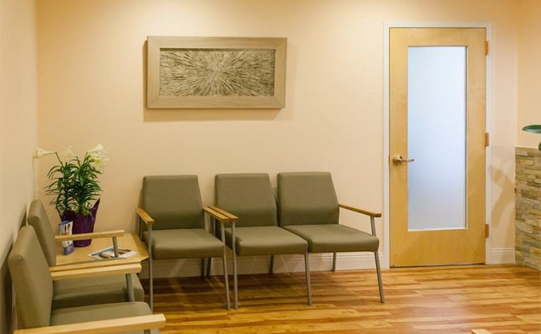 Dental office waiting room